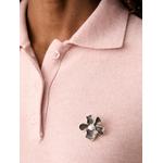 polo shirt with brooch 5