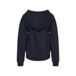 bow-detail logo-patch hoodie 2