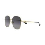 Gucci Aviator Солнцезащитные очки 'Золото/Серый' 3