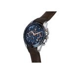 Эксклюзив онлайн Maserati Traguardo 45mm коричневый кожаный мужской хронограф кварцевый часы R8871612037 2