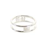 Кольцо Gucci Interlocking G Cutout Silver Ring 'Silver' 2