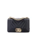 Маленькая сумка через плечо Boy Flap Bag Chevron 1