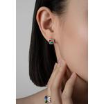 Серьги-гвоздики Echo Classic с аммолитом 3