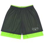 Штаны Denim Tears ADG Double Layer Mesh Shorts 'Grey/Lime' 1