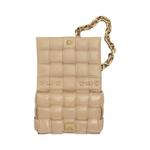 Сумки через плечо Bottega Veneta Chain Cassette Bag 'Каша/Золото' 3