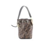 Mon Tresor Zucca Embossed Leather Mini bucket bag 2