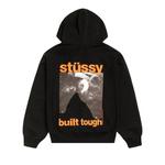 Молнии Stussy Built Tough Zip Hoodie 'Black' 2