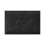 Бумажники Louis Vuitton Double Card Holder 'Black Monogram Shadow Calf Leather' 2