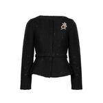 sequin-embellished belted jacket 1