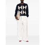 Argyle cashmere cardigan 2