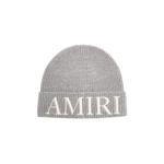 Бини Amiri Logo Embroidered Beanie 'Серый' 1