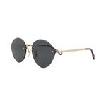 Солнцезащитные очки Chloé Cat Eye Frame Metal 'Золото/Серый' 2