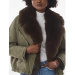 Erin faux-fur collar jacket 1