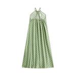 Длинные платья Kith Monogram Maxi Dress 'Шалфей' 2