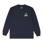 Футболки Palace P-3D Longsleeve 'Navy' 1