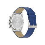 Часы Versace Greca Chrono Wave Leather Watch «Нержавеющая сталь» 2