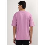 Футболка Skull Fire Graphic Lavender Cotton Oversize, унисекс, круглый вырез, короткий рукав 3
