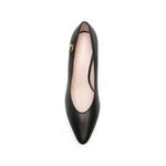 logo-plaque pointed-toe pumps 4
