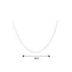 LITZ 18K Цепь из белого золота OM-AND5256CBL (1,07г+/-) 4