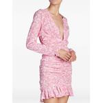 Lara ruffled silk-blend mini dress 2