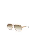 geometric-frame sunglasses 1