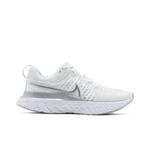 Кроссовки Nike Wmns React Infinity Run Flyknit 2 'White Metallic Silver' 1
