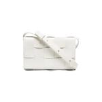 Сумки через плечо Bottega Veneta Cassette Bag 'White/Silver' 1