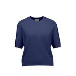 short-sleeve crew-neck sweater 1