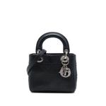 Сумка-сэтчел Mini Calfskin Cannage Studded Lady Dior (2007 год) 1