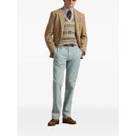 Брюки с вышитым логотипом 2