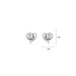 GOLDHEART Espoir, серьги с бриллиантами, белое золото 375+палладий (ESP-E1823) 4
