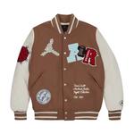 Университетские куртки Air Jordan x Travis Scott Varsity Jacket 'Antique Brown' 1