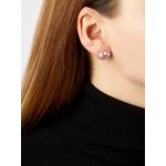 Серьги-гвоздики Sleek из белого золота с жемчугом и бриллиантами 2