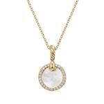 Колье Petite DY Elements из желтого золота с бриллиантами (17.8 мм) 1