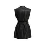 Favella belted leather jacket 2