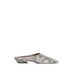 Belle snakeskin-effect mules 1