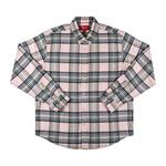 Рубашки Supreme Tartan Flannel Shirt 'Pale Pink' 1