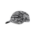 Кепки Supreme Fat Tip Jacquard Denim Camp Cap «Black» 1