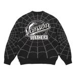 Свитера Supreme x Vanson Leathers Spider-Man Sweater 'Black' 2