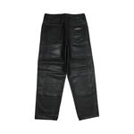 Джинсы Supreme Leather Baggy 5-Pocket 'Черный' 2