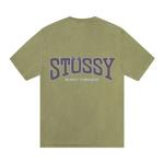 Футболки с коротким рукавом Stussy Burly Threads Tee 'Olive' 2