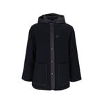 hooded lobster-clasp jacket 1