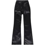 Расклешенные брюки из искусственной кожи 1