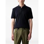 ribbed short-sleeve polo shirt 1
