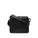 Сумка через плечо Quilted Caviar Carved Buckle Box Bag с логотипом CC (1996-1997 годы) 1