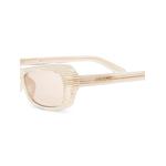 ribbed rectangle-frame sunglasses 2