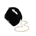 bow tie velvet tote bag 2