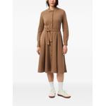 belted piqué polo dress 2