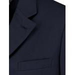 ruffled-trim single-breasted blazer 5