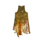 Короткое атласное платье 1